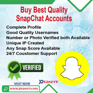 buy new snapchat accounts